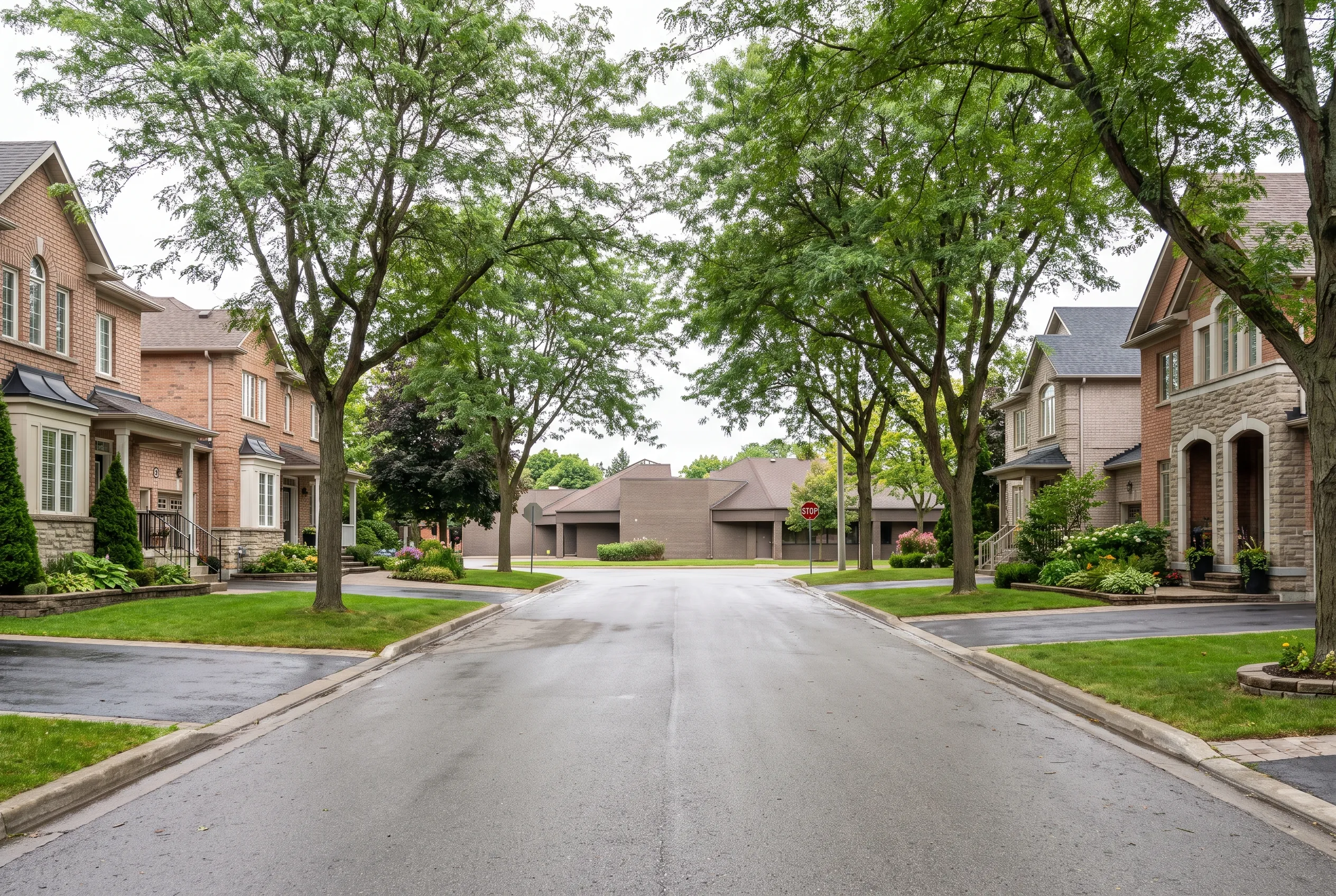 Homes in the Harding neighbourhood of Richmond Hill
